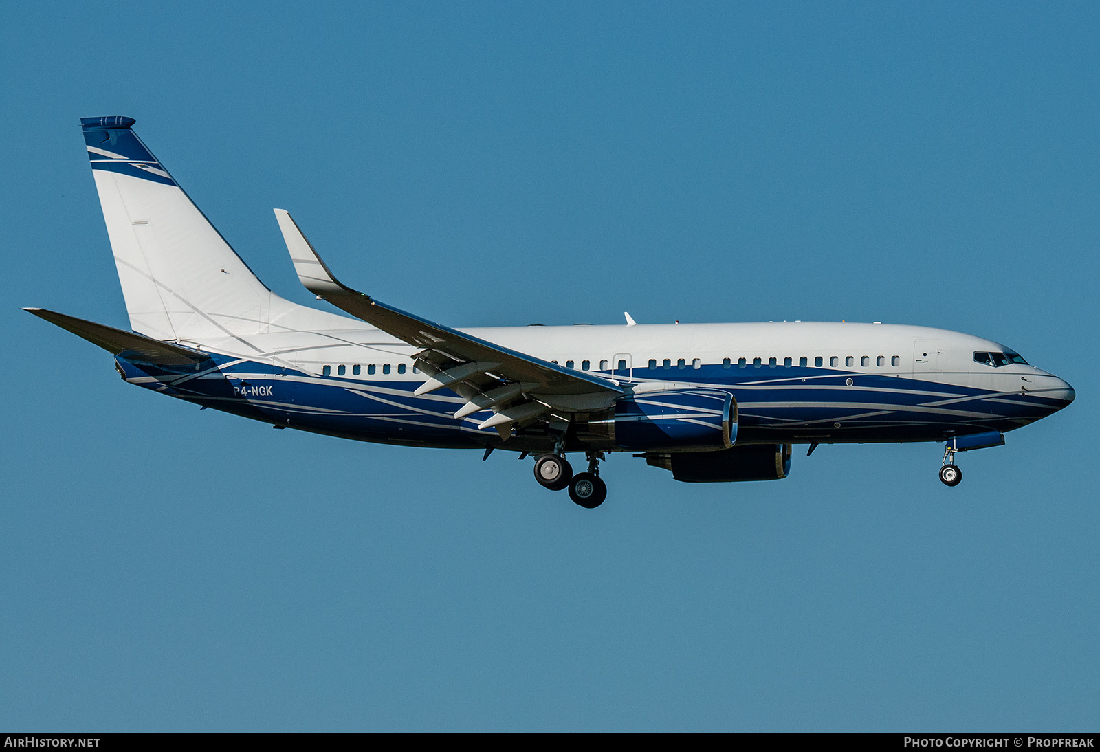 Aircraft Photo of P4-NGK | Boeing 737-7HZ BBJ | AirHistory.net #635259