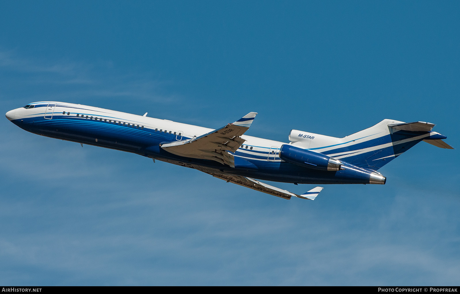 Aircraft Photo of M-STAR | Boeing 727-2X8/Adv(RE) Super 27 | AirHistory.net #635264