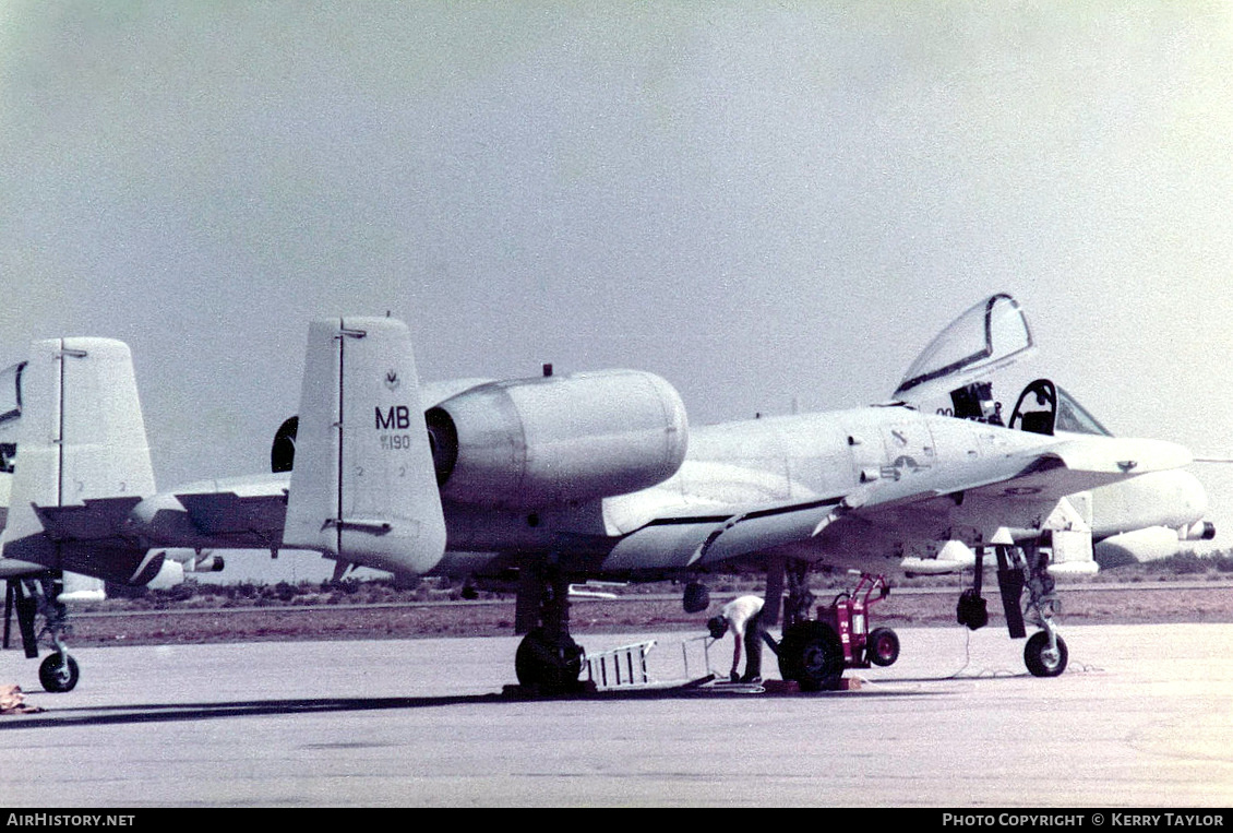 Aircraft Photo of 77-0190 / AF77-190 | Fairchild A-10A Thunderbolt II | USA - Air Force | AirHistory.net #635270