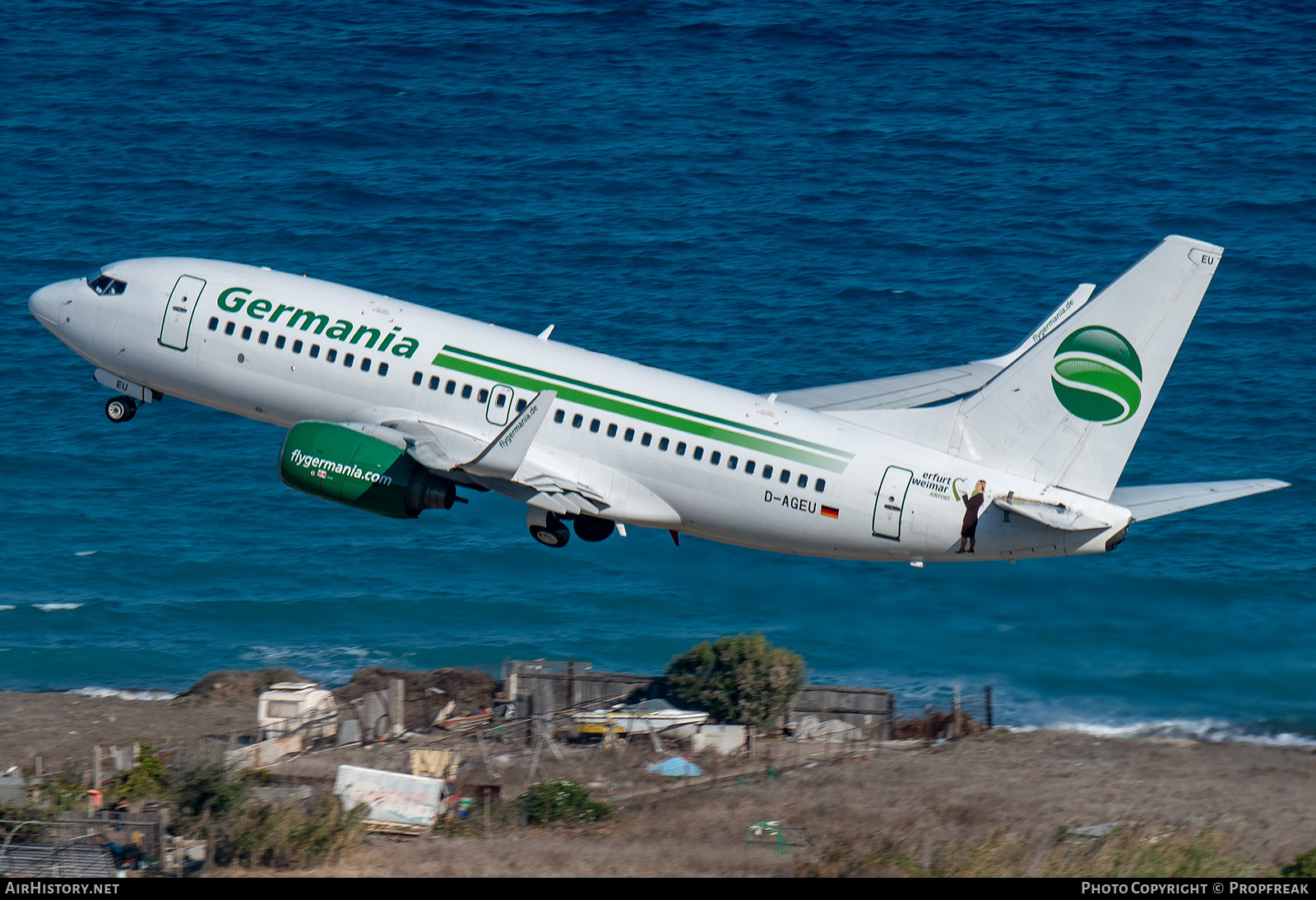 Aircraft Photo of D-AGEU | Boeing 737-75B | Germania | AirHistory.net #635275