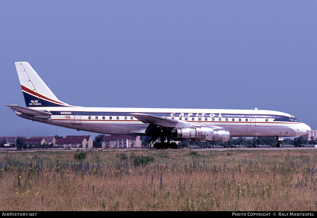 Aircraft Photo of N4905C | Douglas DC-8-55CF Jet Trader | Capitol International Airways | AirHistory.net #635326