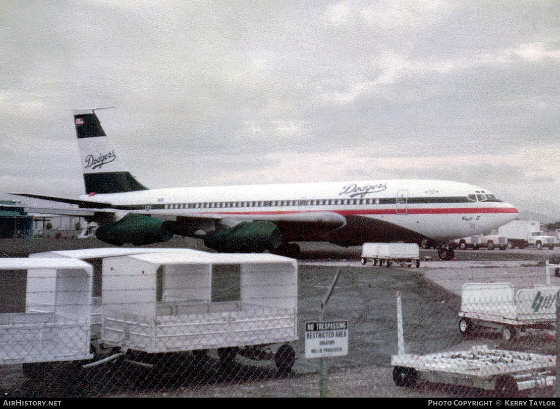 Aircraft Photo of N1R | Boeing 720-023B | Los Angeles Dodgers | AirHistory.net #635332