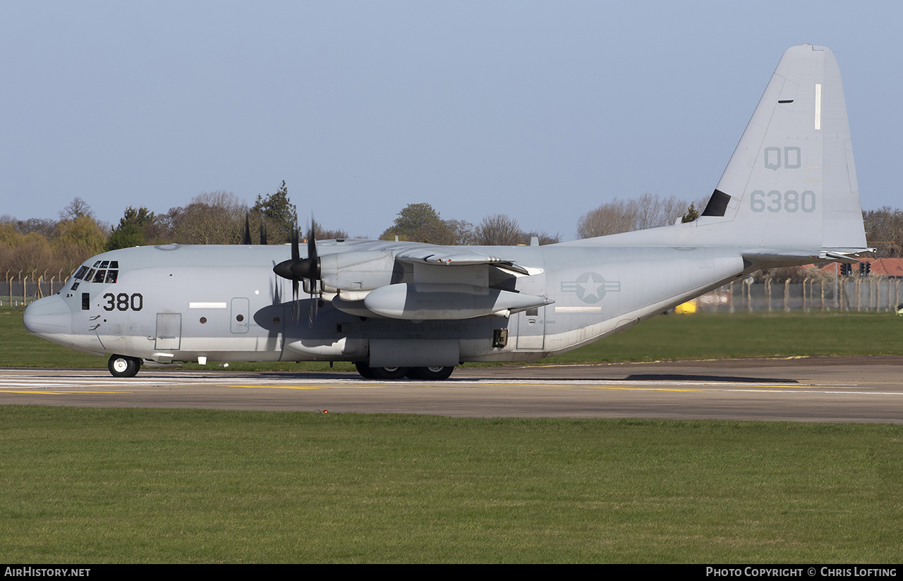 Aircraft Photo of 166380 / 6380 | Lockheed Martin KC-130J Hercules | USA - Marines | AirHistory.net #635349