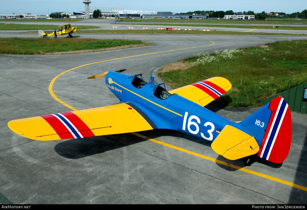 Aircraft Photo of LN-BIF / 163 | Fairchild PT-19A Cornell (M-62A) | Norway - Air Force | AirHistory.net #635350