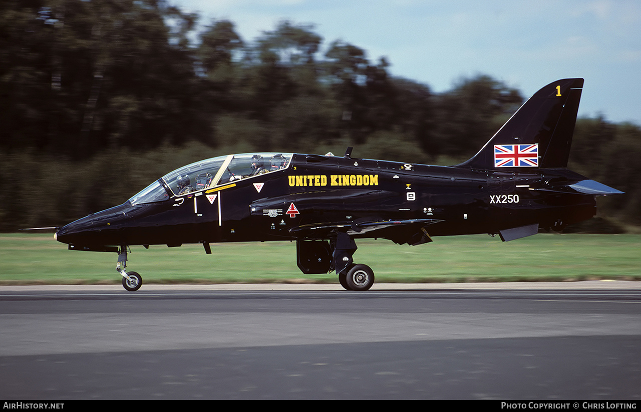 Aircraft Photo of XX250 | British Aerospace Hawk T1 | UK - Air Force | AirHistory.net #635357