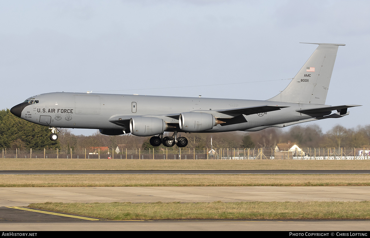 Aircraft Photo of 58-0011 / 80011 | Boeing KC-135R/RT Stratotanker | USA - Air Force | AirHistory.net #635362