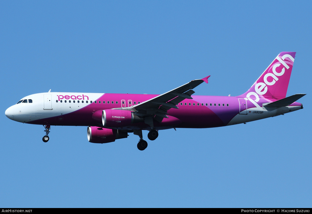 Aircraft Photo of JA809P | Airbus A320-214 | Peach Aviation | AirHistory.net #635367