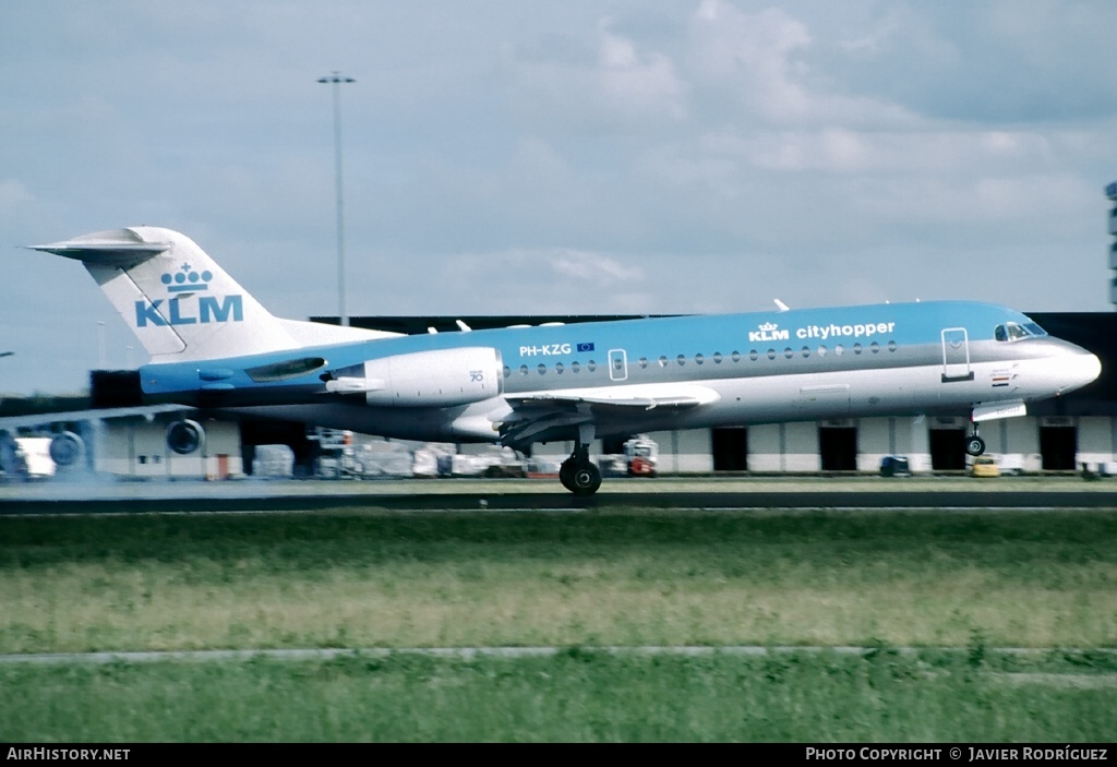 Aircraft Photo of PH-KZG | Fokker 70 (F28-0070) | KLM Cityhopper | AirHistory.net #635395