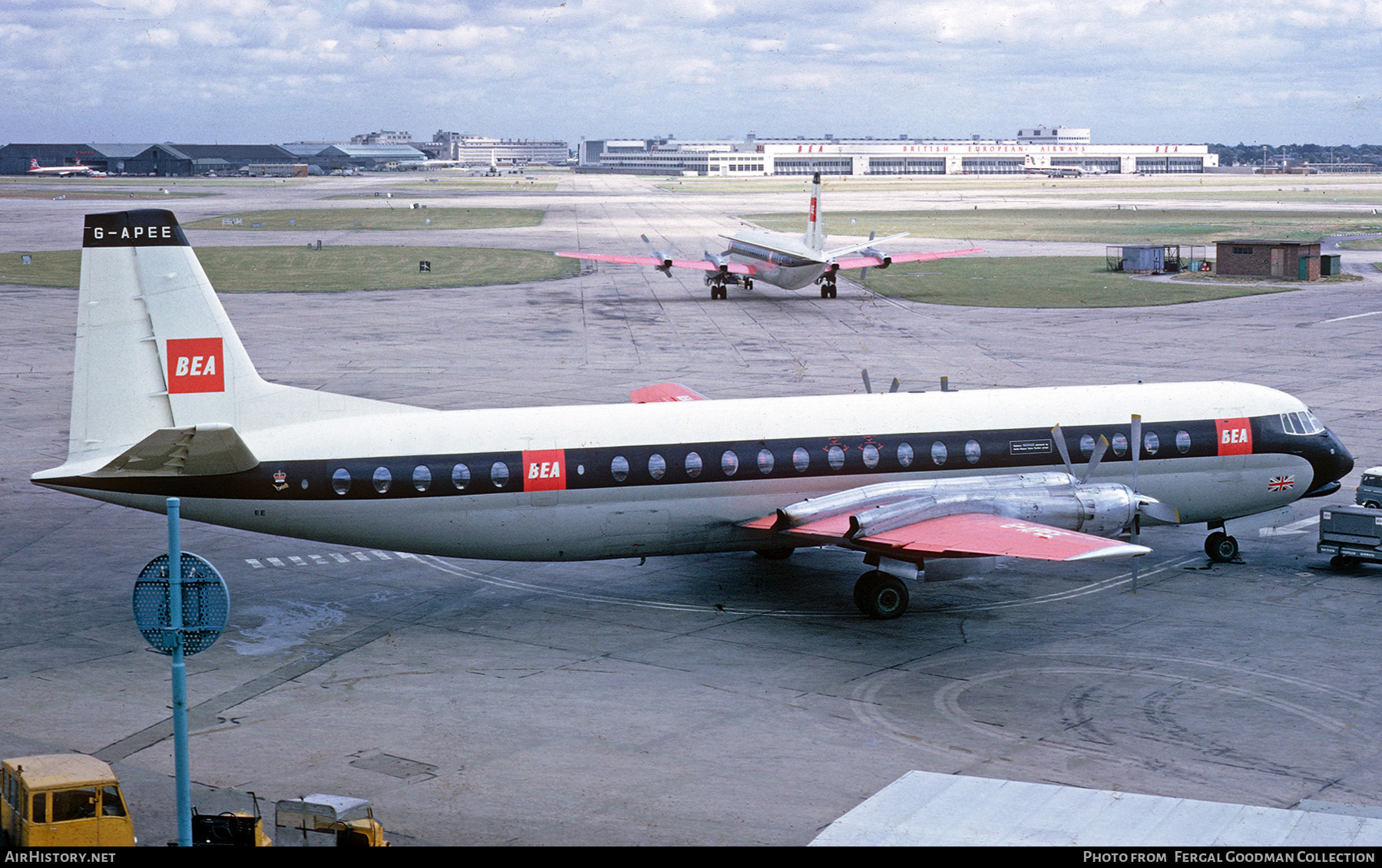 Aircraft Photo of G-APEE | Vickers 951 Vanguard | BEA - British European Airways | AirHistory.net #635407