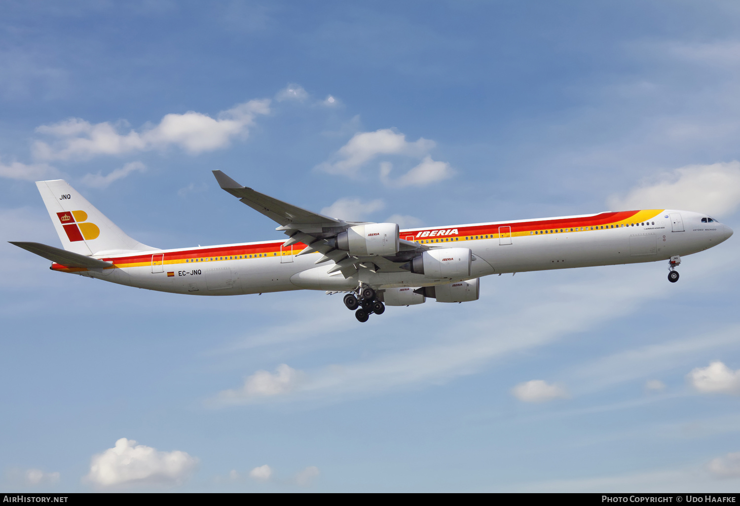 Aircraft Photo of EC-JNQ | Airbus A340-642 | Iberia | AirHistory.net #635428