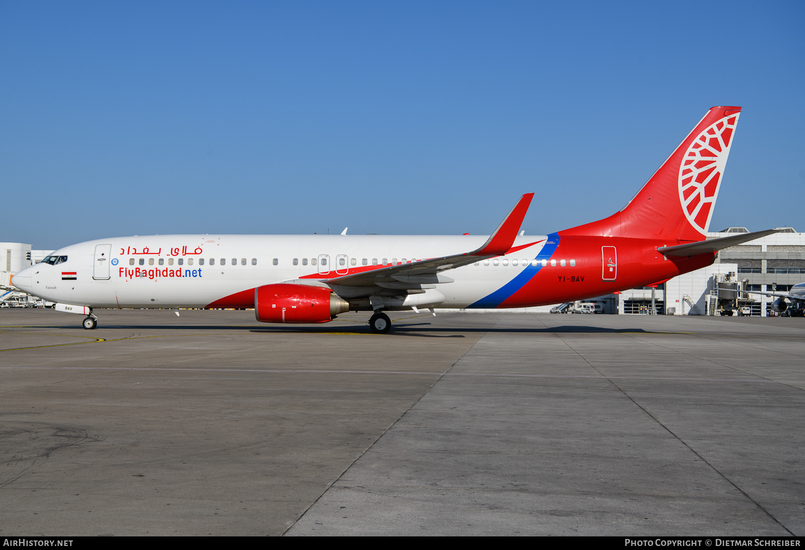 Aircraft Photo of YI-BAV | Boeing 737-8U3 | Fly Baghdad | AirHistory.net #635437
