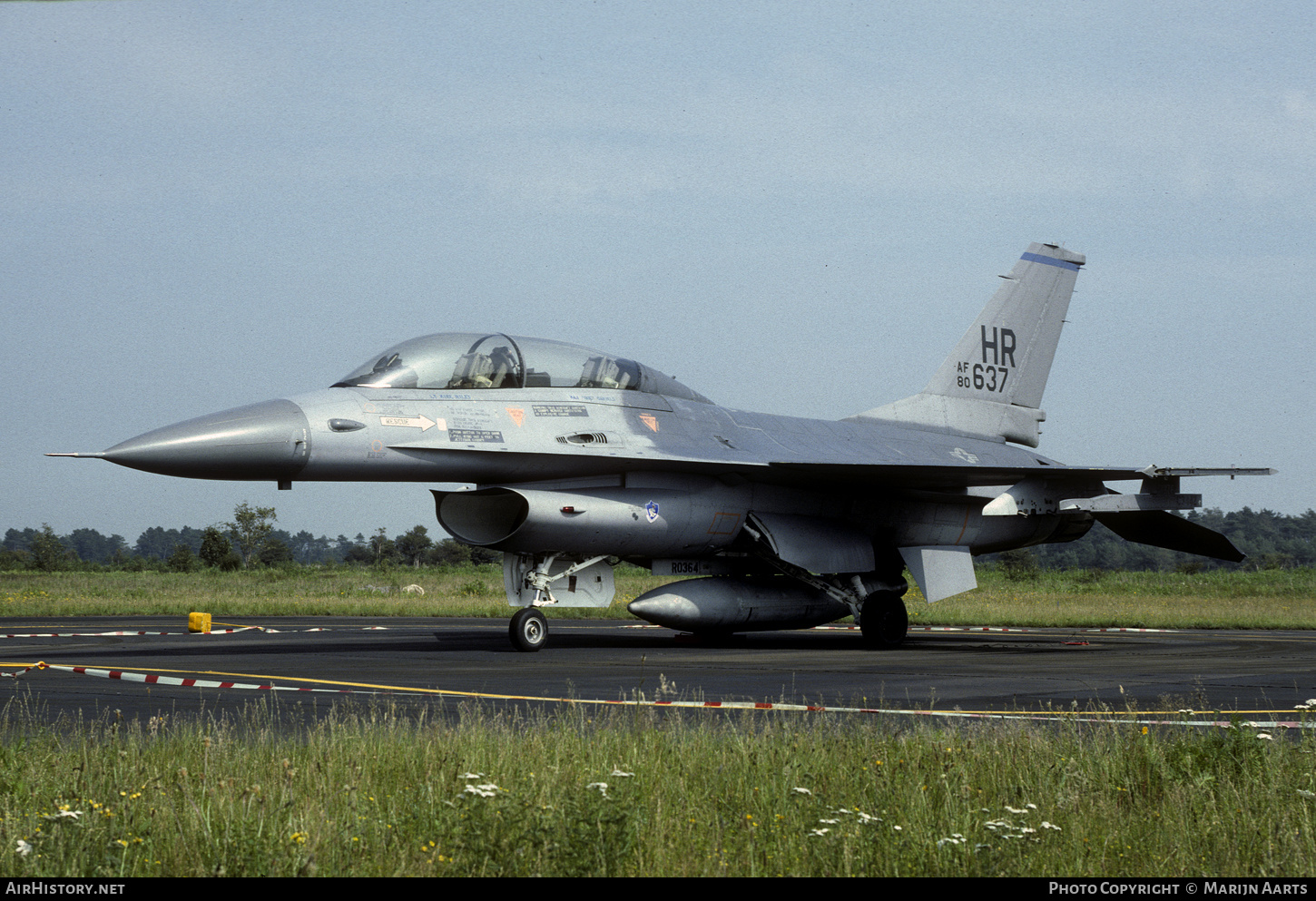 Aircraft Photo of 80-0637 / AF80-637 | General Dynamics F-16B Fighting Falcon | USA - Air Force | AirHistory.net #635448