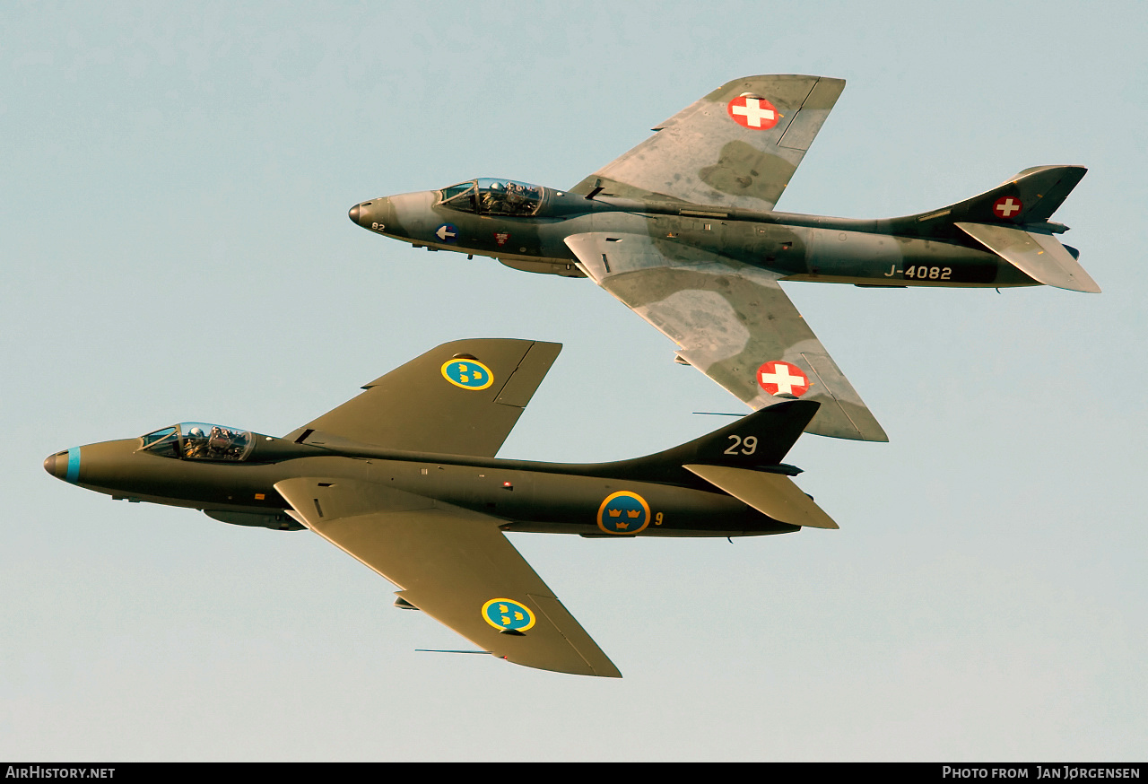 Aircraft Photo of SE-DXI / 34071 | Hawker Hunter F58 | Sweden - Air Force | AirHistory.net #635459