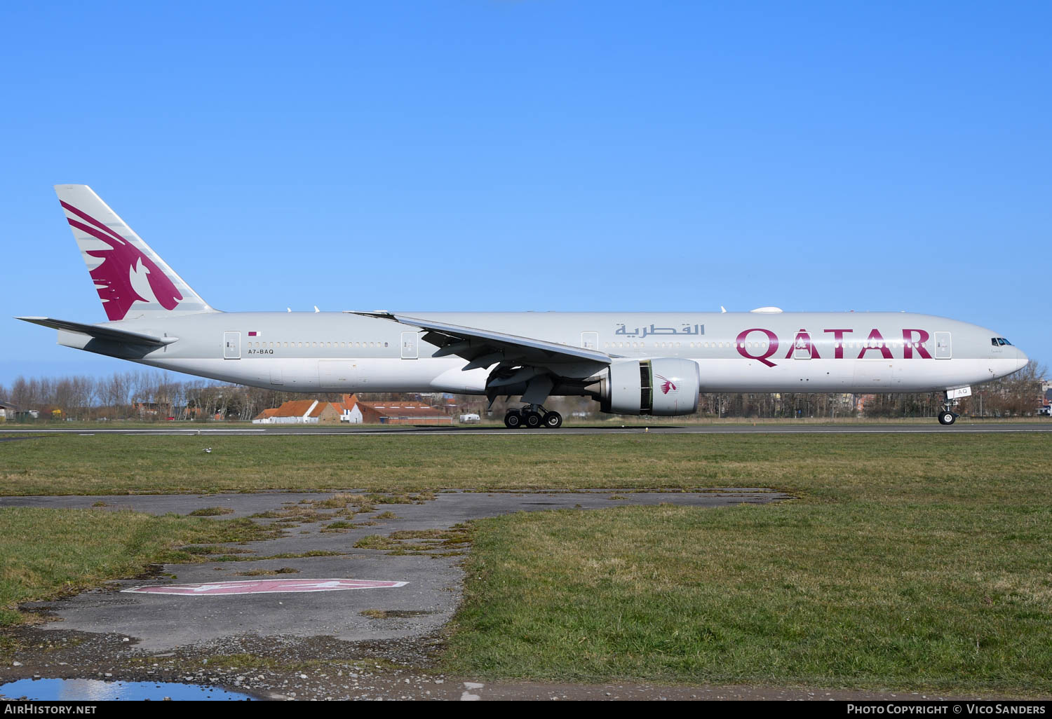 Aircraft Photo of A7-BAQ | Boeing 777-3DZ/ER | Qatar Airways | AirHistory.net #635463