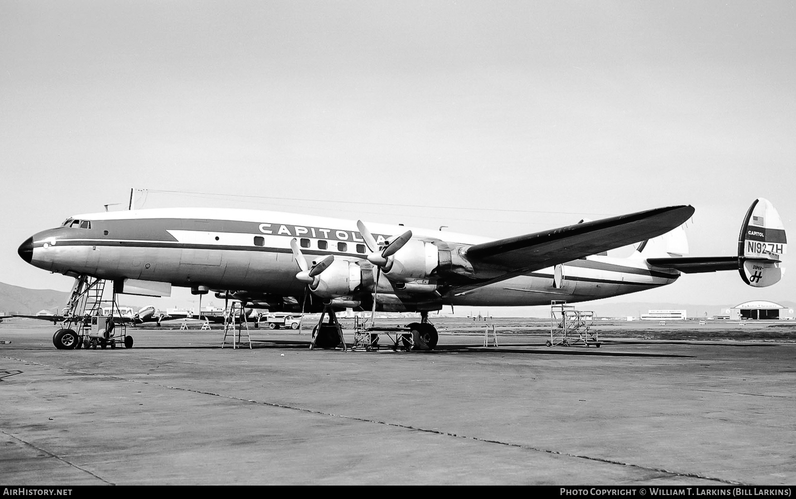 Aircraft Photo of N1927H | Lockheed L-1049H Super Constellation | Capitol Airways | AirHistory.net #635484