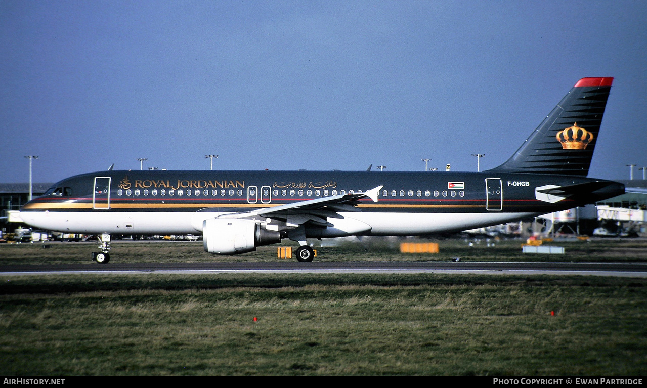 Aircraft Photo of F-OHGB | Airbus A320-211 | Royal Jordanian Airlines | AirHistory.net #635489