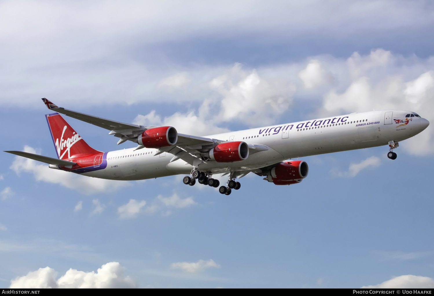Aircraft Photo of G-VMEG | Airbus A340-642 | Virgin Atlantic Airways | AirHistory.net #635504