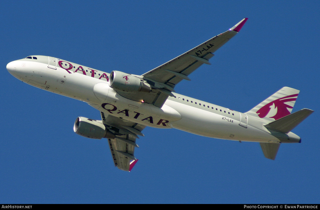 Aircraft Photo of A7-LAA | Airbus A320-214 | Qatar Airways | AirHistory.net #635528