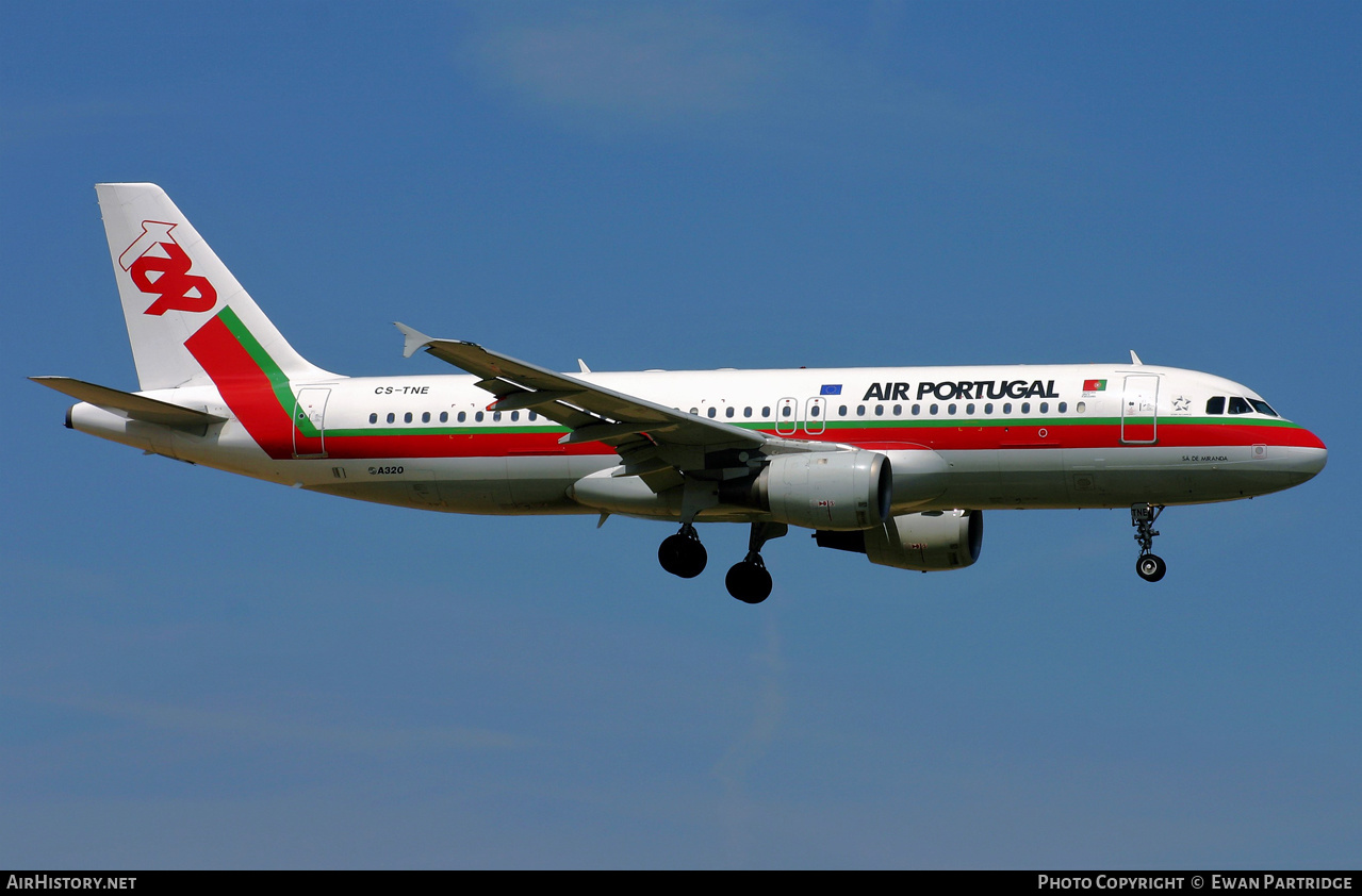 Aircraft Photo of CS-TNE | Airbus A320-212 | TAP Air Portugal | AirHistory.net #635530