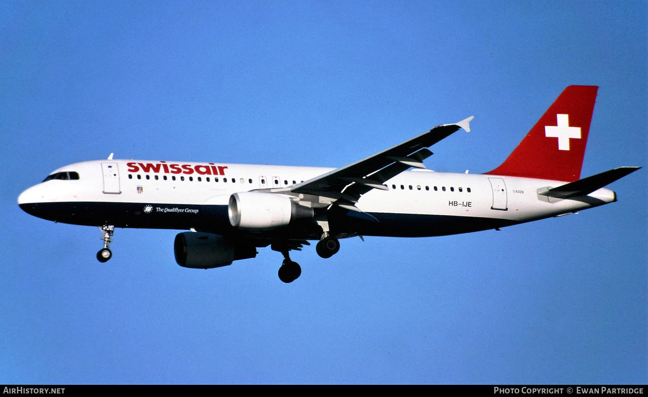 Aircraft Photo of HB-IJE | Airbus A320-214 | Swissair | AirHistory.net #635535