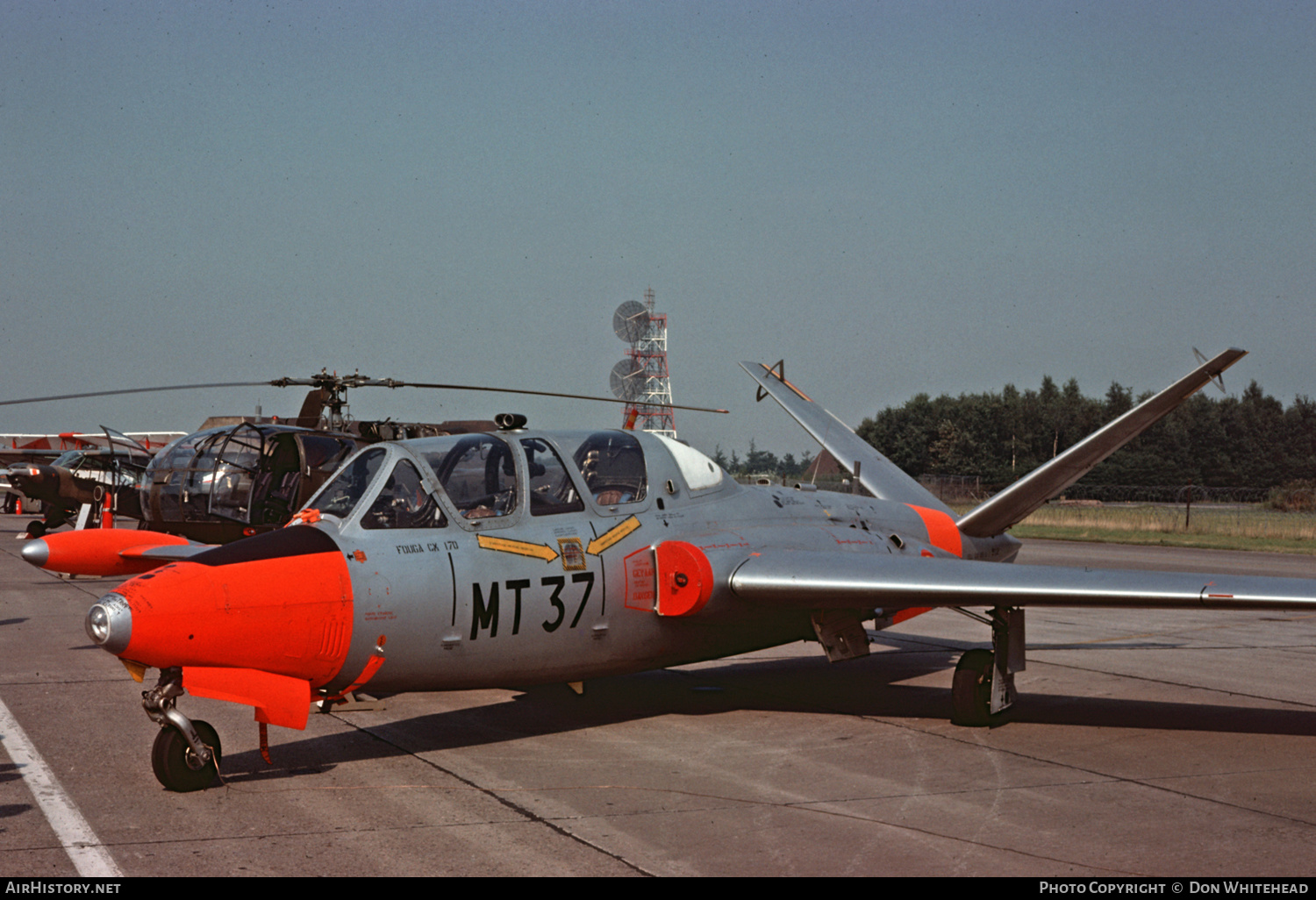 Aircraft Photo of MT37 | Fouga CM-170 Magister | Belgium - Air Force | AirHistory.net #635540