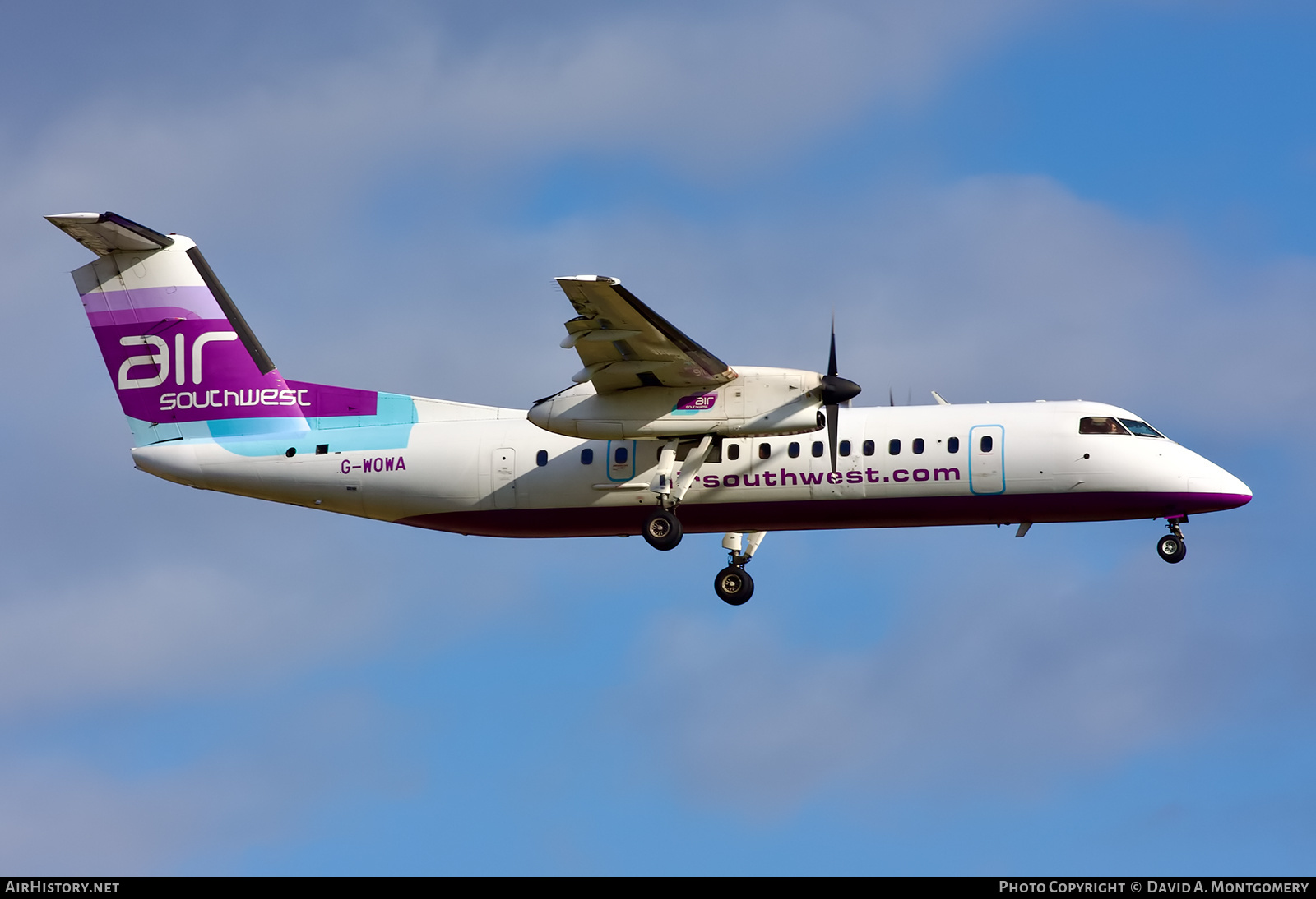 Aircraft Photo of G-WOWA | De Havilland Canada DHC-8-311 Dash 8 | Air Southwest | AirHistory.net #635553