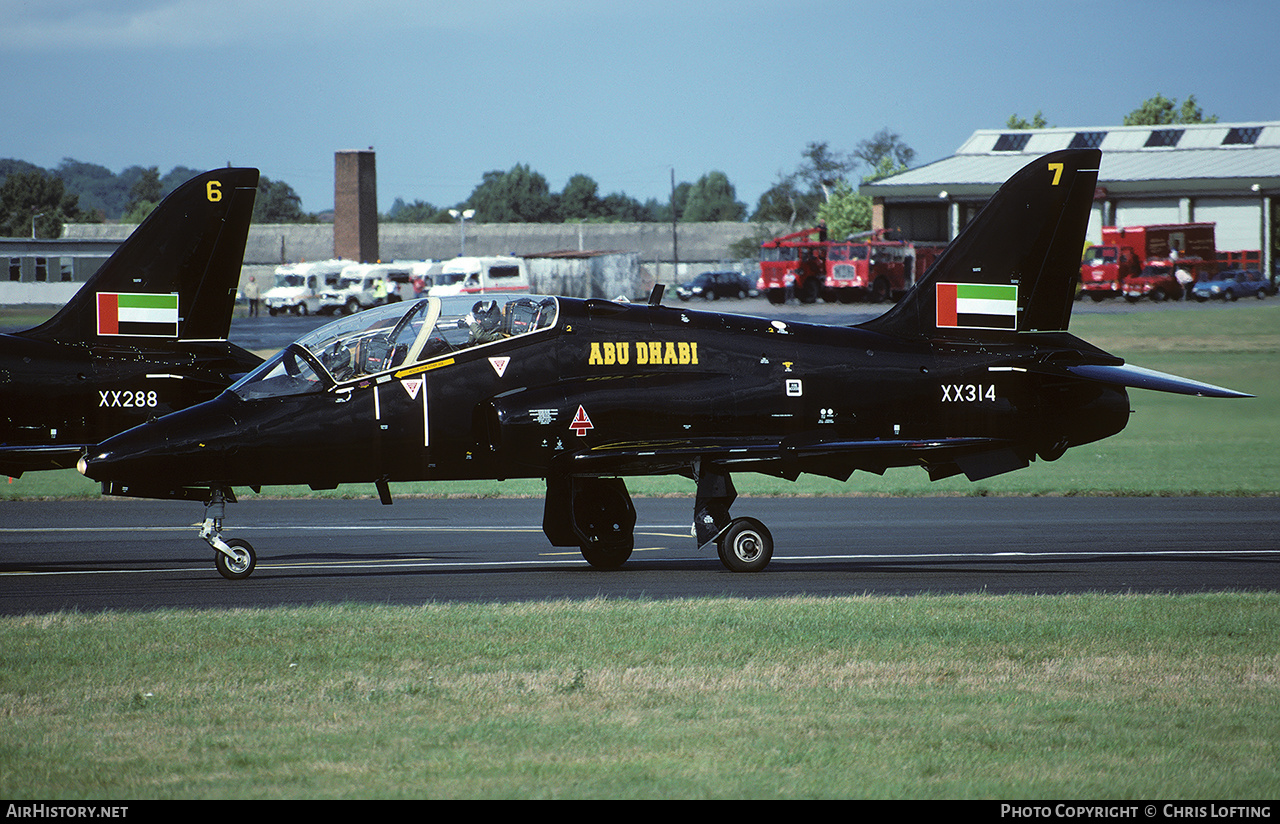 Aircraft Photo of XX314 | British Aerospace Hawk T.1W | UK - Air Force | AirHistory.net #635566