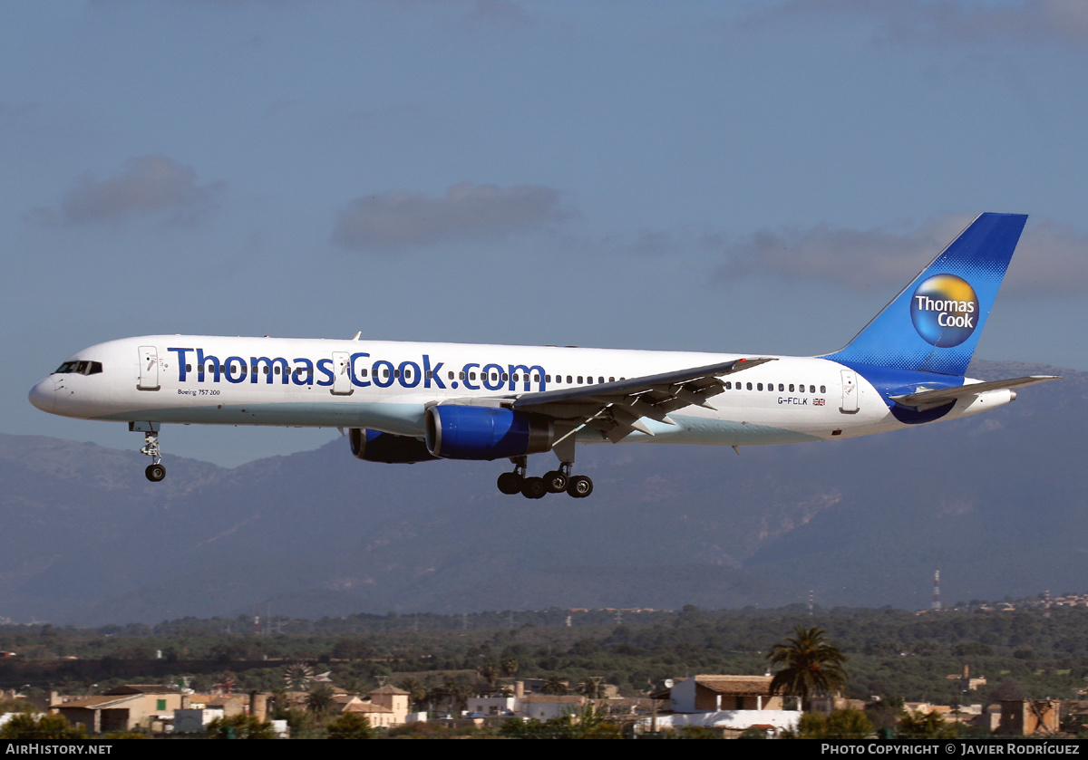 Aircraft Photo of G-FCLK | Boeing 757-2Y0 | Thomas Cook Airlines | AirHistory.net #635574