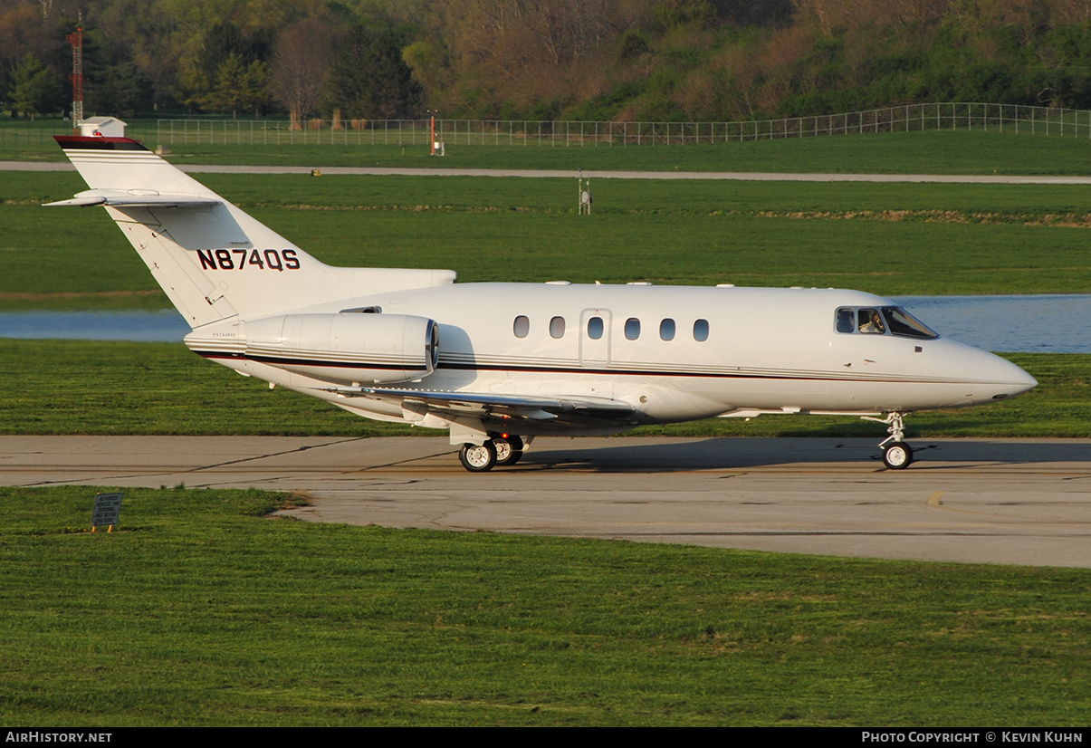 Aircraft Photo of N874QS | Raytheon Hawker 800XP | AirHistory.net #635581