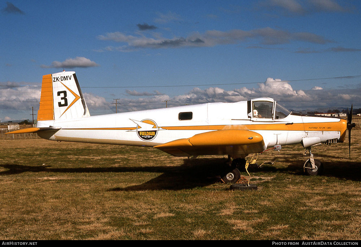 Aircraft Photo of ZK-DMV | Fletcher FU-24-950 | Fieldair | AirHistory.net #635585