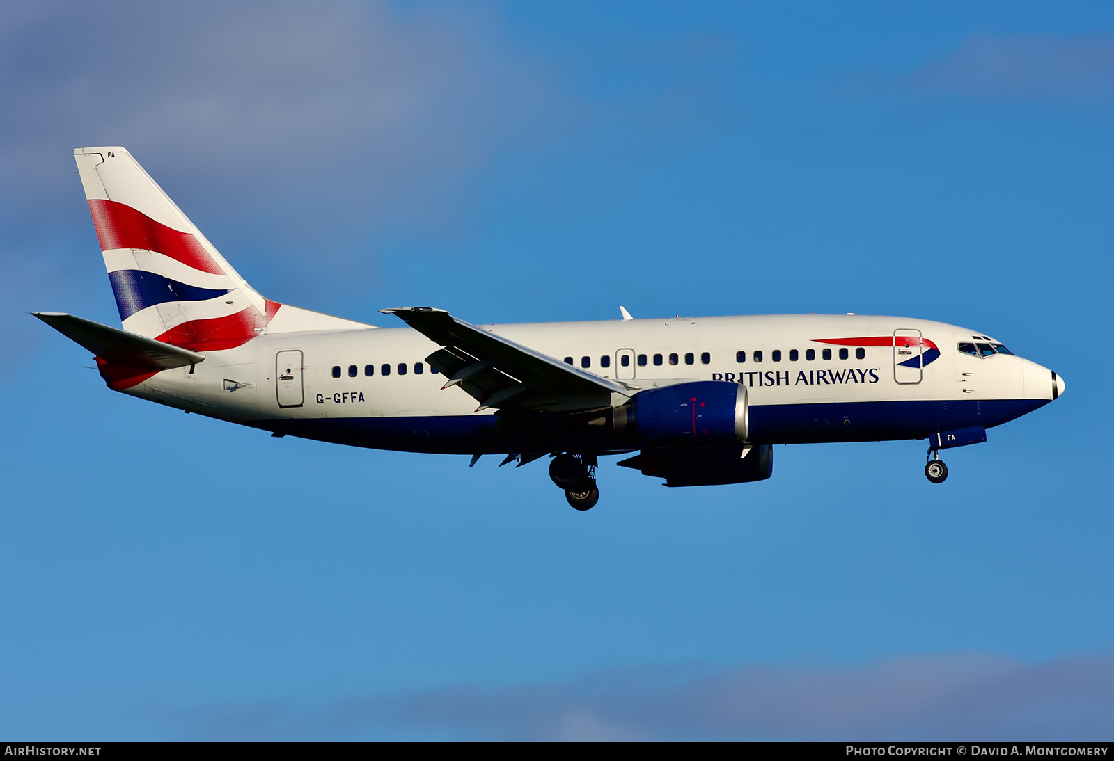 Aircraft Photo of G-GFFA | Boeing 737-59D | British Airways | AirHistory.net #635587