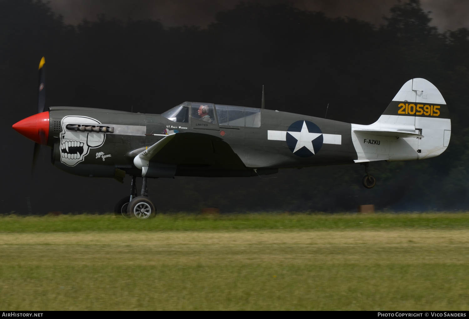Aircraft Photo of F-AZKU / 2105915 | Curtiss P-40N Kittyhawk | USA - Air Force | AirHistory.net #635597