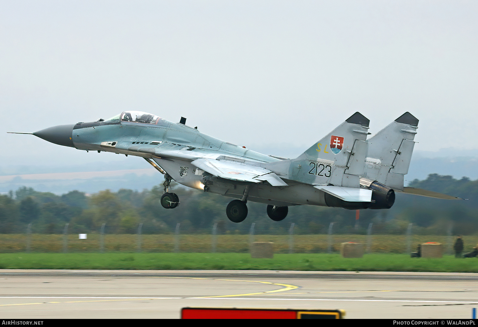 Aircraft Photo of 2123 | Mikoyan-Gurevich MiG-29AS (9-12A) | Slovakia - Air Force | AirHistory.net #635606