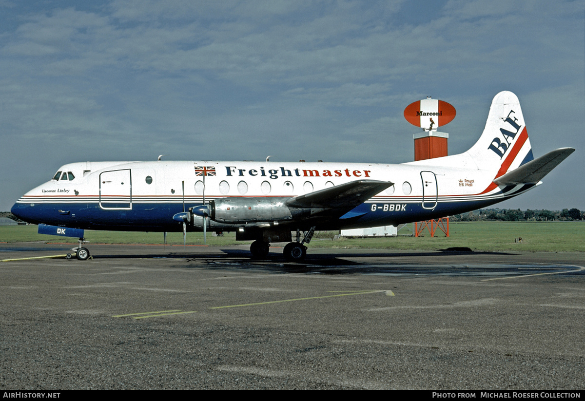 Aircraft Photo of G-BBDK | Vickers 808C Freightmaster | British Air Ferries - BAF | AirHistory.net #635626