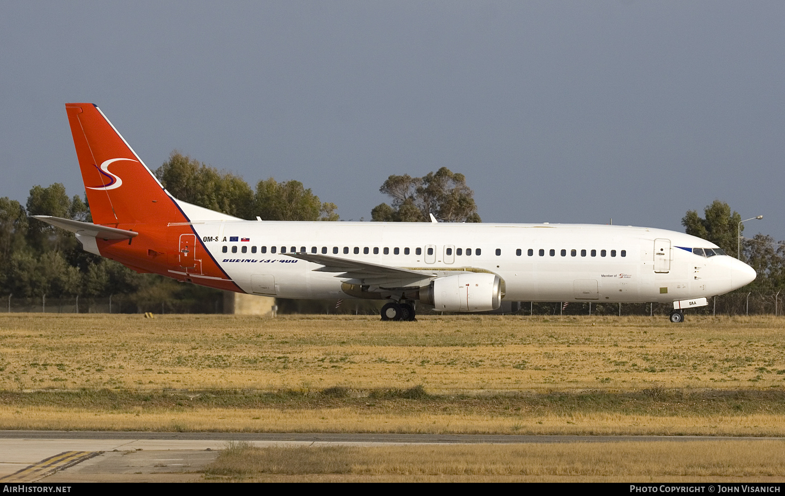 Aircraft Photo of OM-SAA | Boeing 737-476 | Samair | AirHistory.net #635641