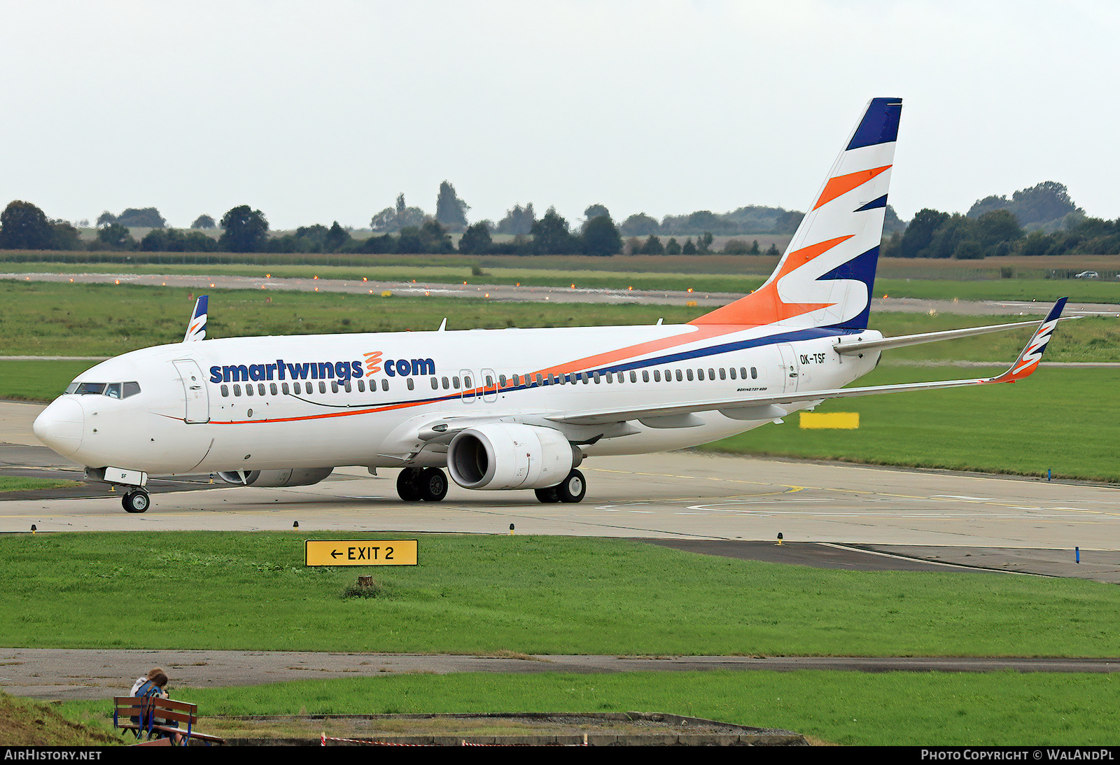 Aircraft Photo of OK-TSF | Boeing 737-8GJ | Smartwings | AirHistory.net #635651