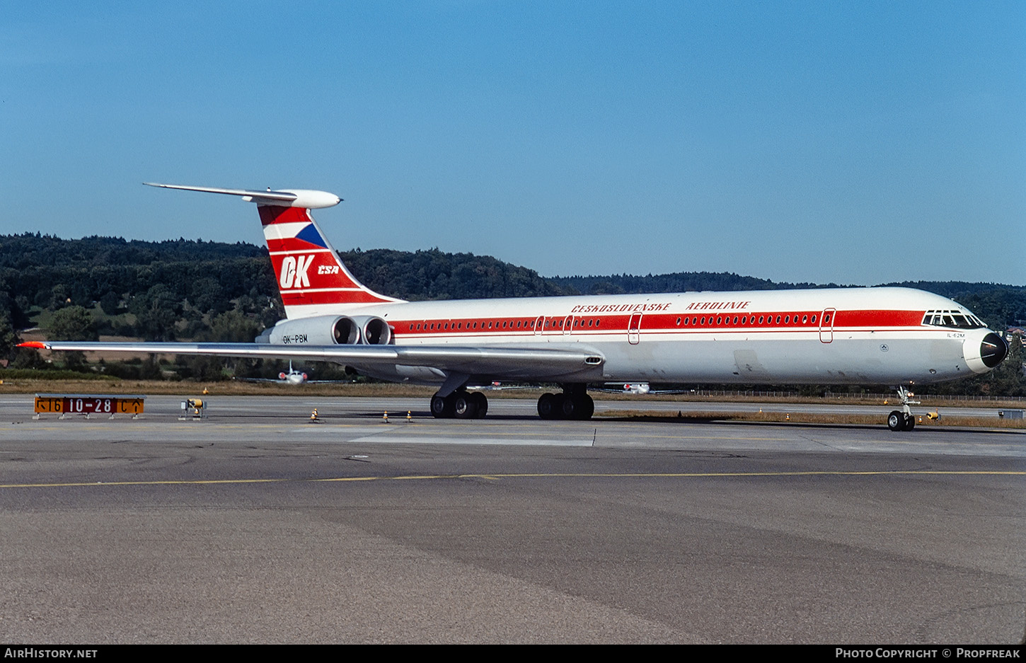 Aircraft Photo of OK-PBM | Ilyushin Il-62M | ČSA - Československé Aerolinie - Czechoslovak Airlines | AirHistory.net #635722