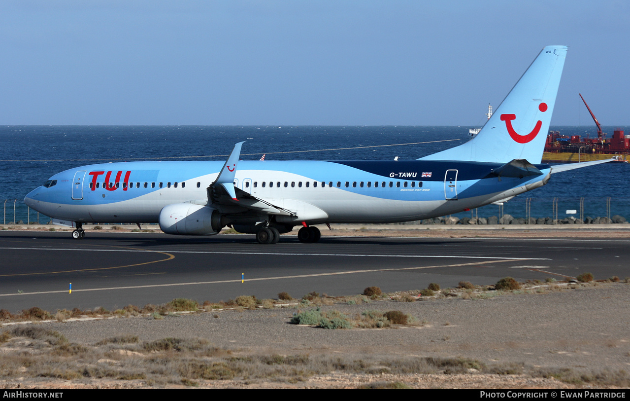 Aircraft Photo of G-TAWU | Boeing 737-8K5 | TUI | AirHistory.net #635756