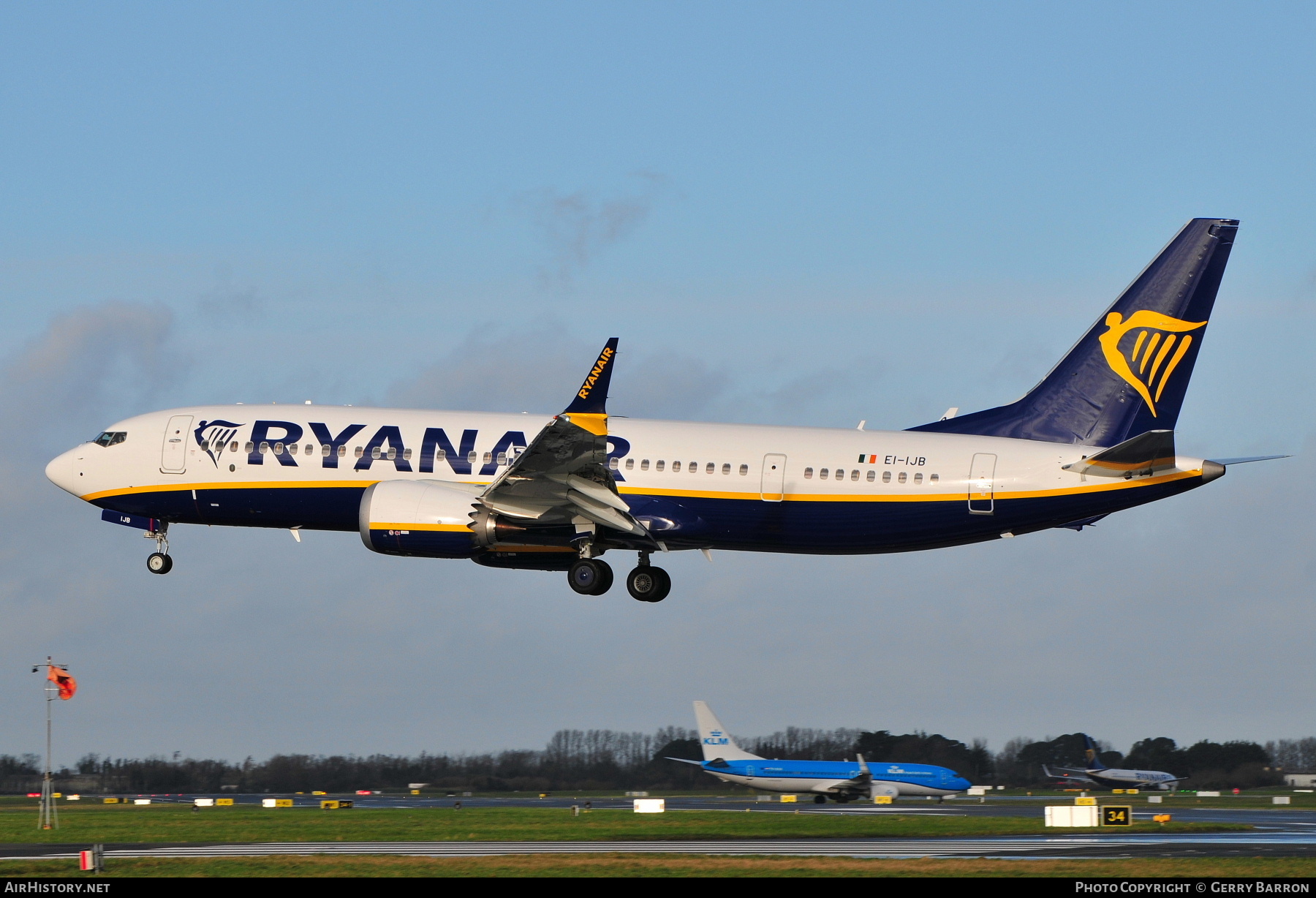 Aircraft Photo of EI-IJB | Boeing 737-8200 Max 200 | Ryanair | AirHistory.net #635763