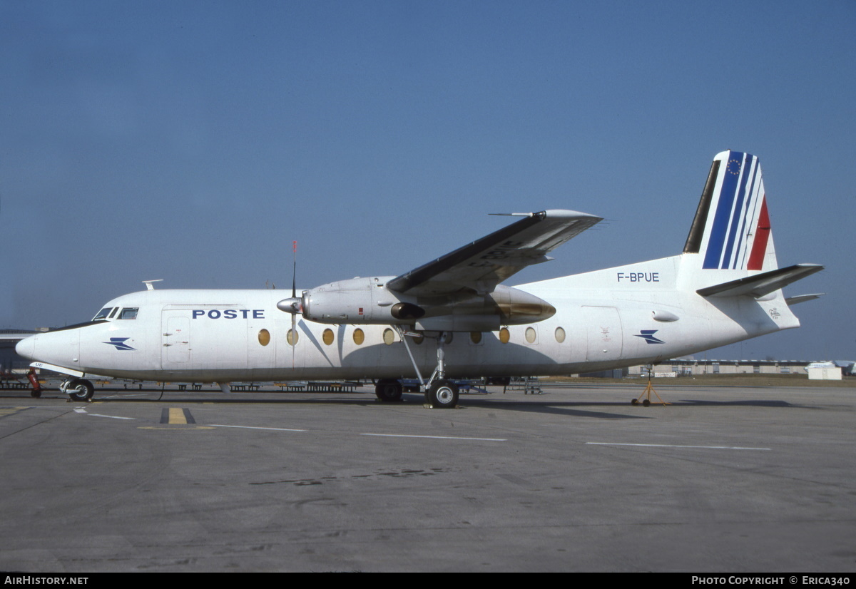 Aircraft Photo of F-BPUE | Fokker F27-500 Friendship | La Poste | AirHistory.net #635785