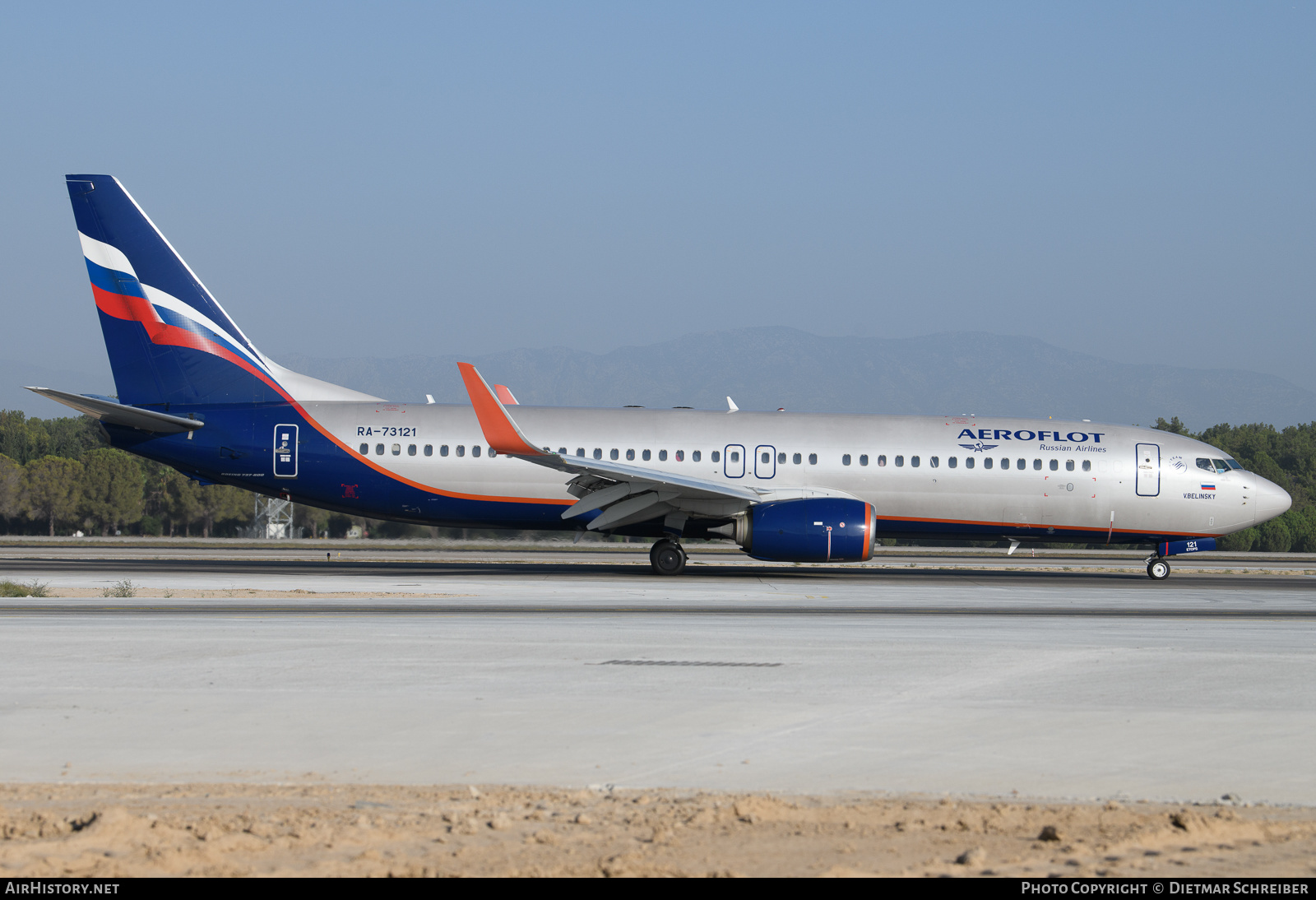 Aircraft Photo of RA-73121 | Boeing 737-8LJ | Aeroflot - Russian Airlines | AirHistory.net #635808