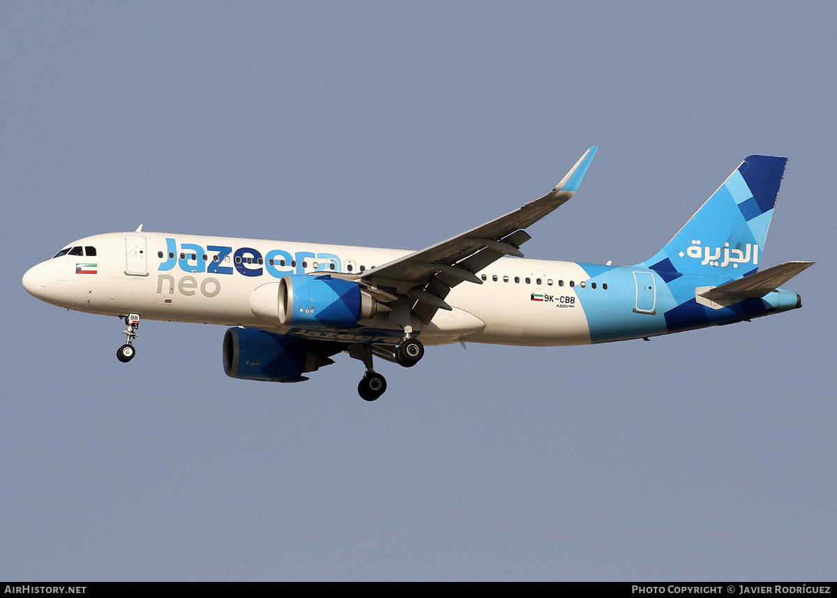 Aircraft Photo of 9K-CBB | Airbus A320-251N | Jazeera Airways | AirHistory.net #635840