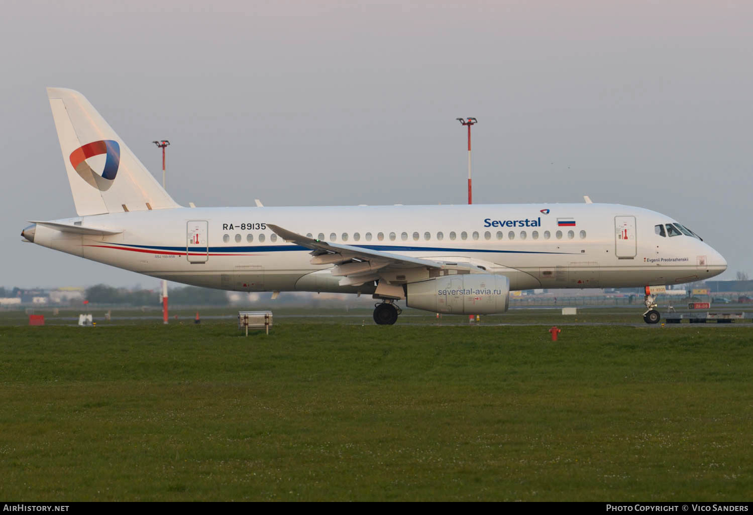 Aircraft Photo of RA-89135 | Sukhoi SSJ-100-95B Superjet 100 (RRJ-95B) | Severstal Avia | AirHistory.net #635849