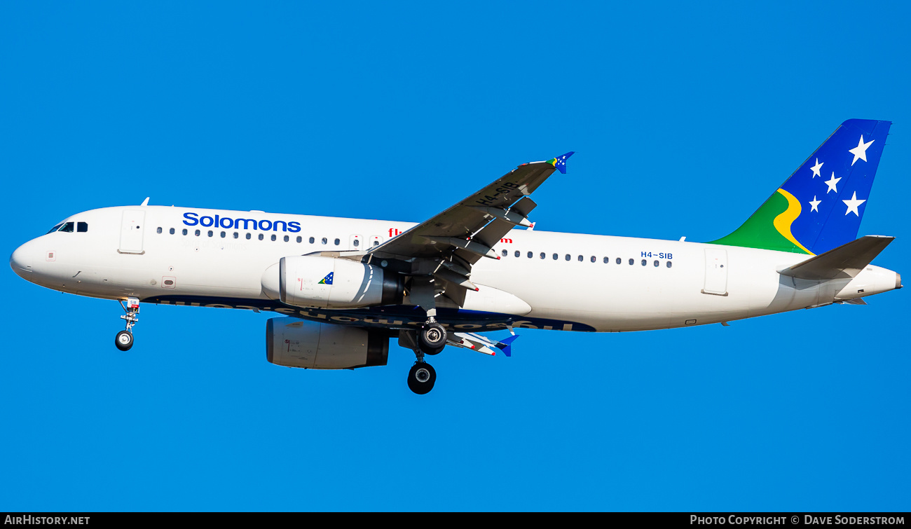 Aircraft Photo of H4-SIB | Airbus A320-232 | Solomons - Solomon Airlines | AirHistory.net #635874