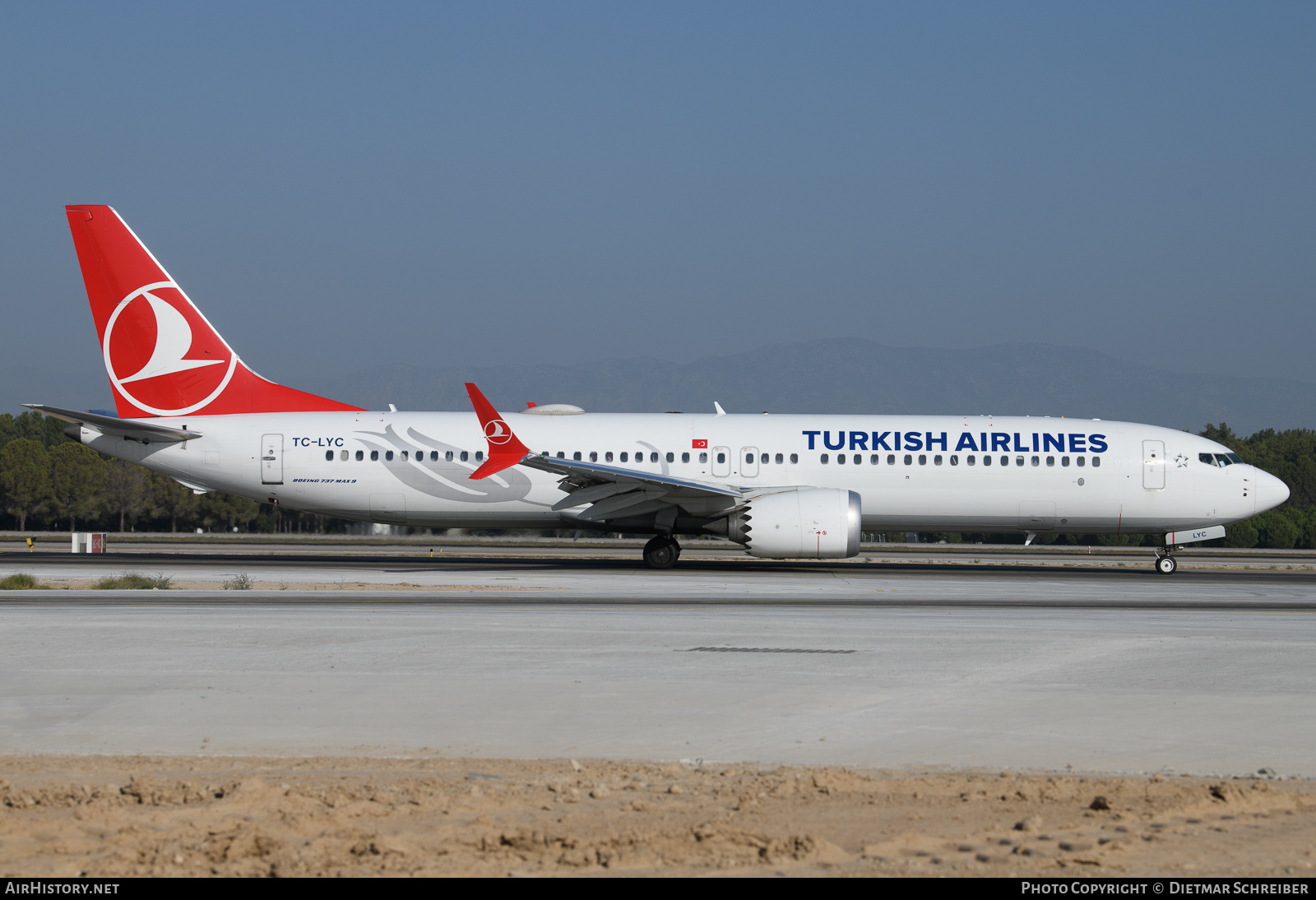 Aircraft Photo of TC-LYC | Boeing 737-9 Max 9 | Turkish Airlines | AirHistory.net #635889