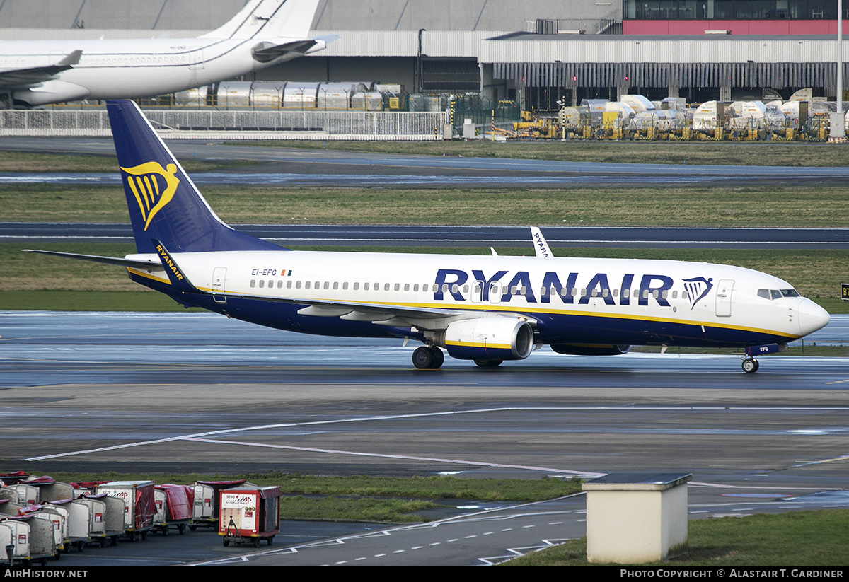 Aircraft Photo of EI-EFG | Boeing 737-8AS | Ryanair | AirHistory.net #635895