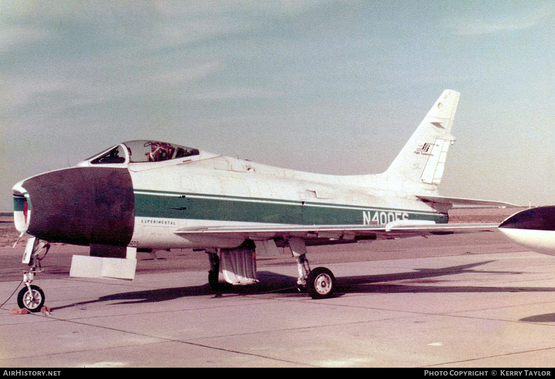 Aircraft Photo of N400FS | North American AF-1E Fury | Flight Systems | AirHistory.net #635898