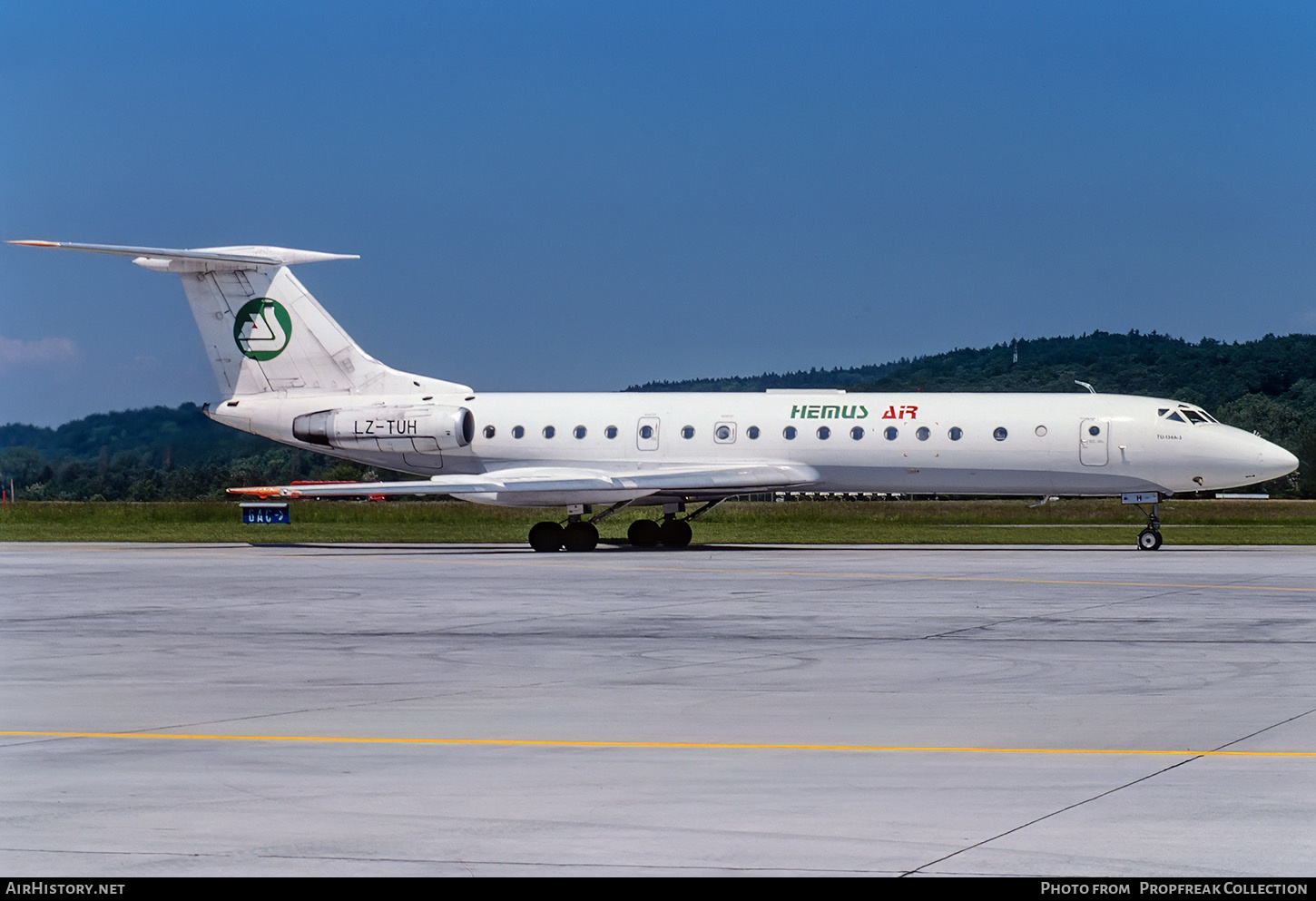 Aircraft Photo of LZ-TUH | Tupolev Tu-134A-3 | Hemus Air | AirHistory.net #635899