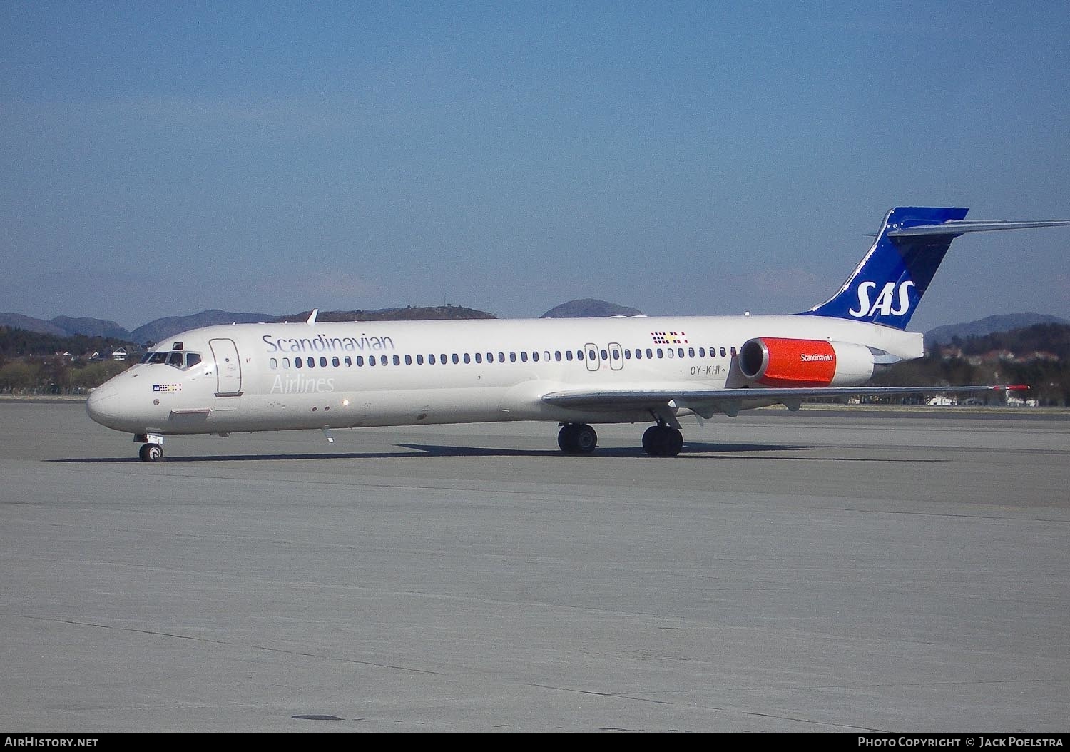 Aircraft Photo of OY-KHI | McDonnell Douglas MD-87 (DC-9-87) | Scandinavian Airlines - SAS | AirHistory.net #635900