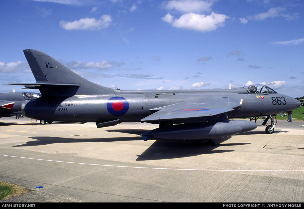 Aircraft Photo of XF368 | Hawker Hunter GA11 | UK - Navy | AirHistory.net #635904